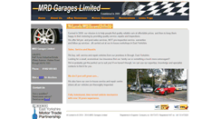 Desktop Screenshot of mrdgarages.com