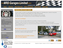 Tablet Screenshot of mrdgarages.com